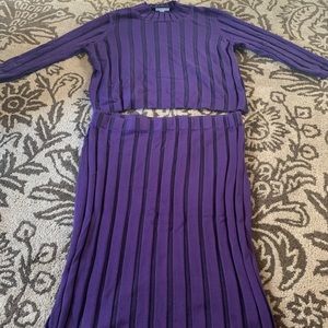 Skirt and sweater set